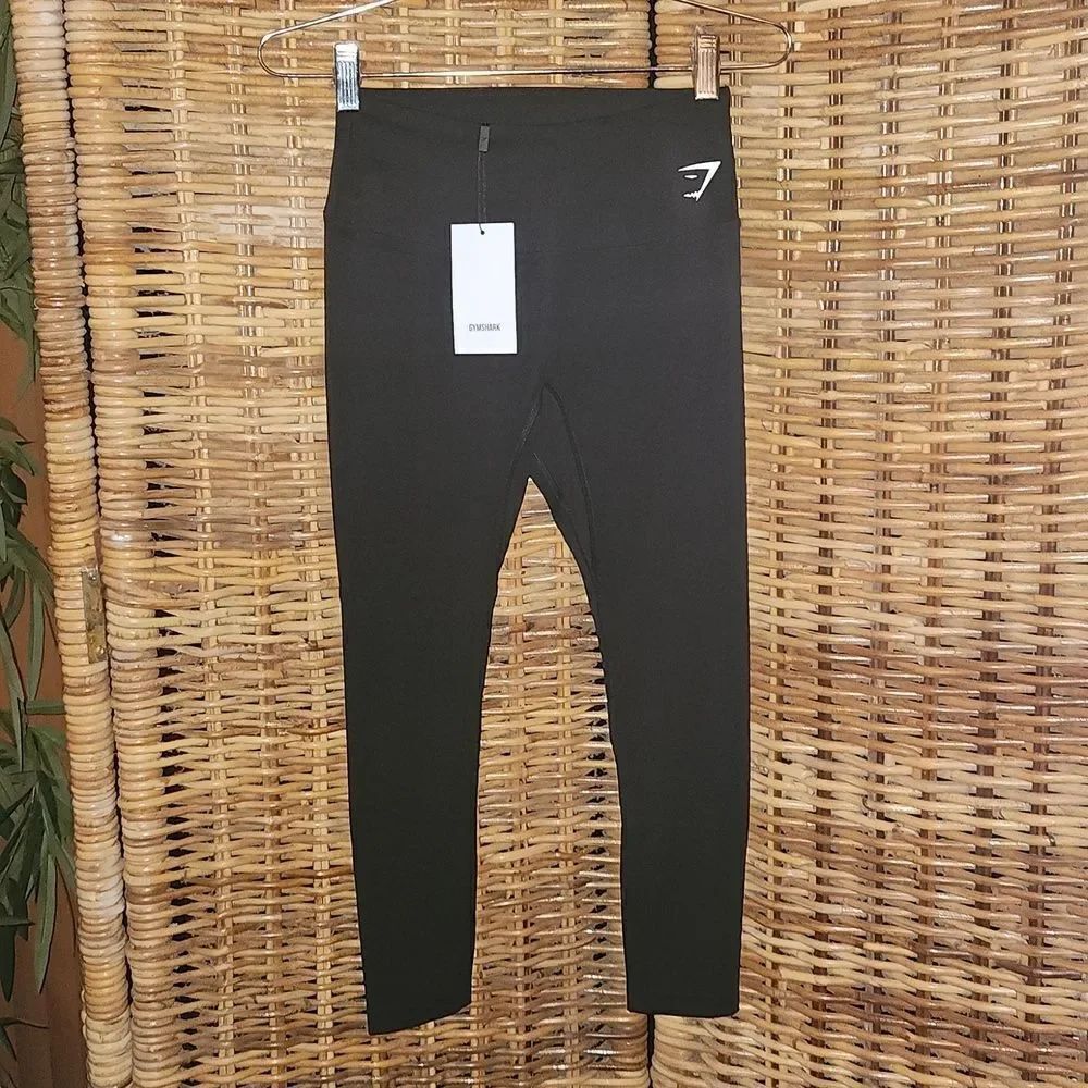 Gymshark Training 7/8 Leggings Black S NWT